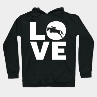 Love Horse Riding Gift For Riders Hoodie